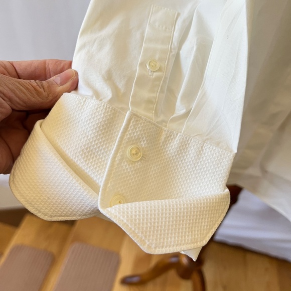 J CREW SHIRT 10 CRISP WHITE COTTON CLASSIC WORK PREPPY TIMELESS CLOSET STAPLE - Picture 6 of 11